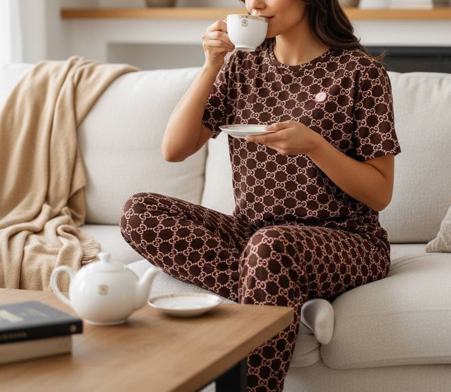 ست تیشرت و شلوار گوچی