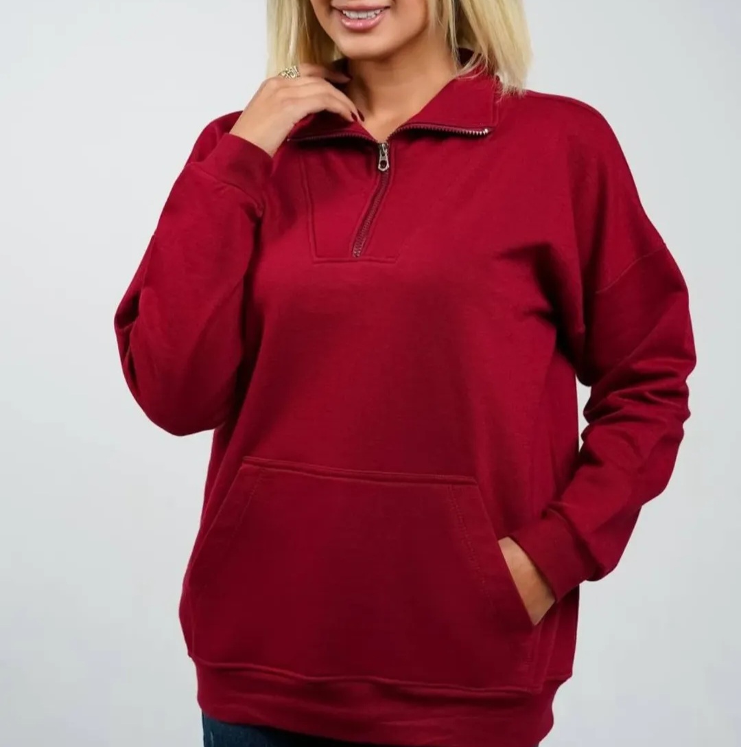 بلوز دورس نیم زیپ